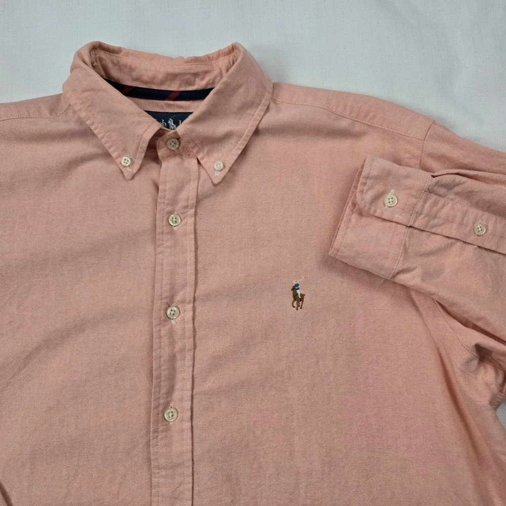 Ralph Lauren Men's 'Classic Fit Chambray Button Down Casual Shirt Size Large